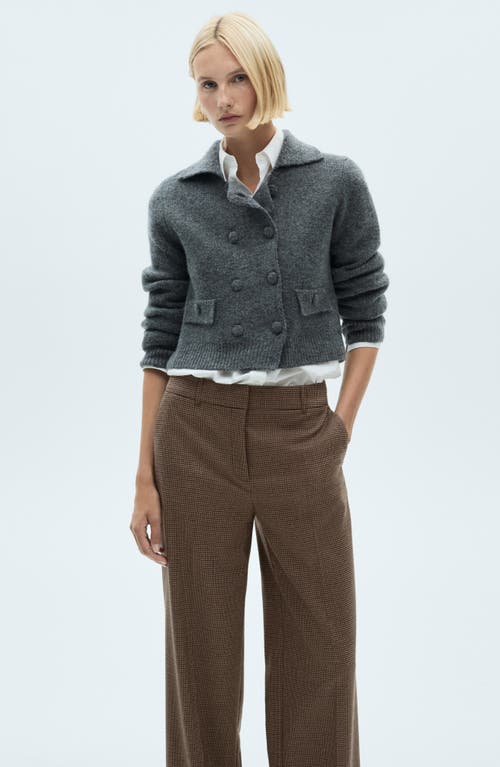 Mango Carlosw Straight Leg Pants In Brown