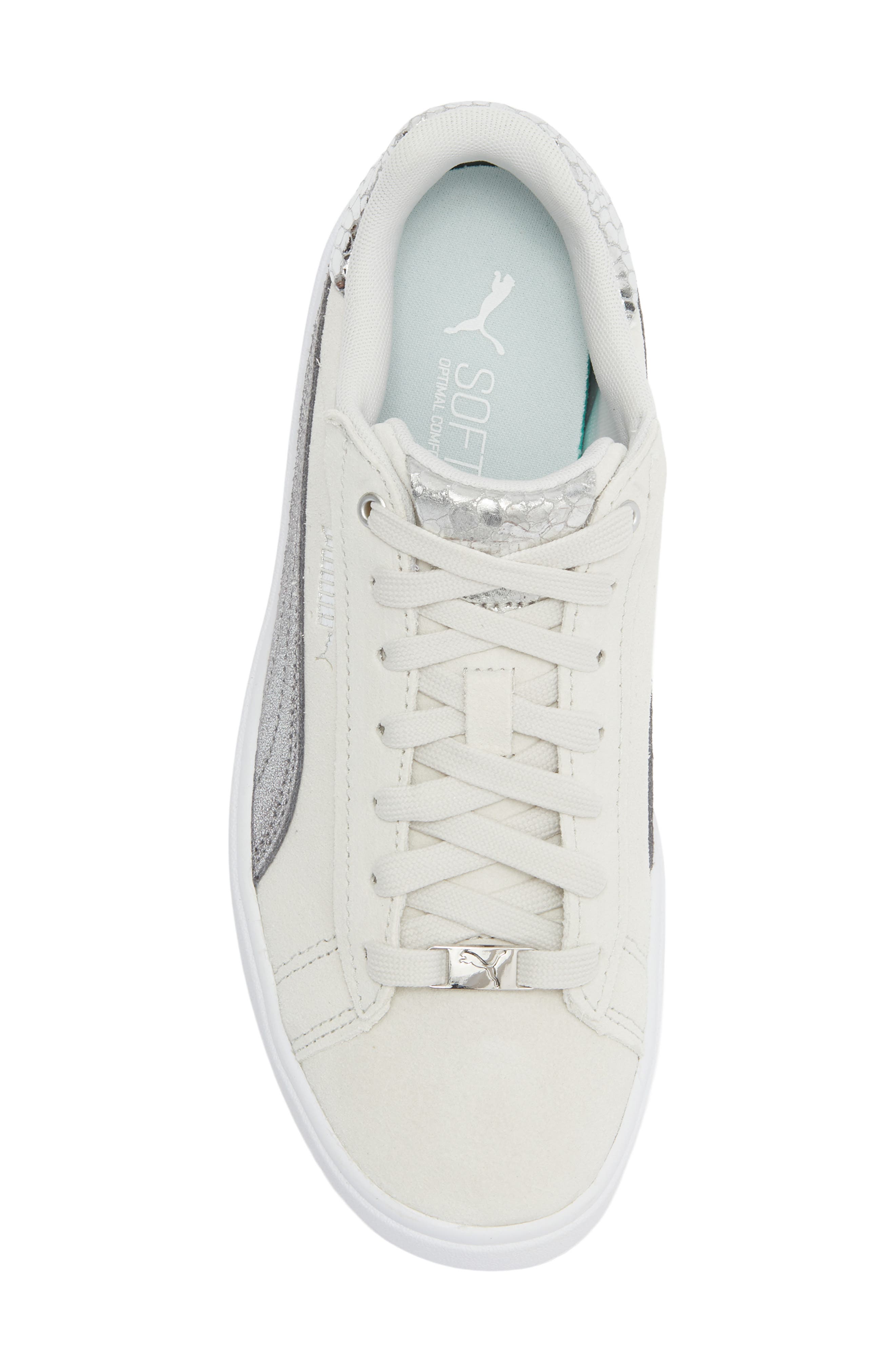 PUMA Aveline Low Top Sneaker, Alternate, color, Feather Gray/ Puma Aged Silver