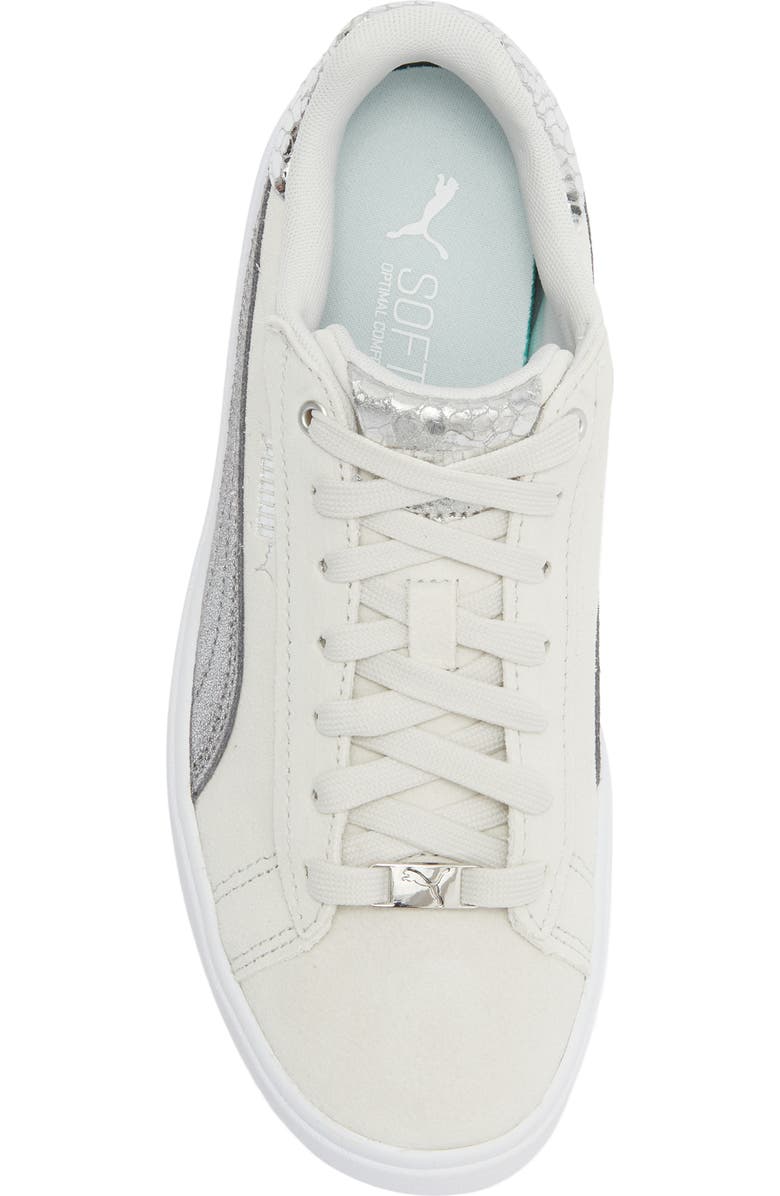 PUMA Aveline Low Top Sneaker, Alternate, color, Feather Gray/ Puma Aged Silver