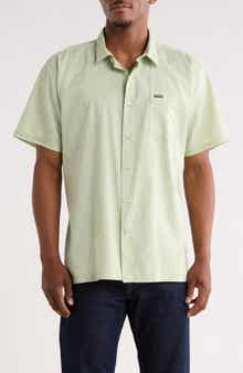 Pigment Dyed Cotton Button-Up Shirt