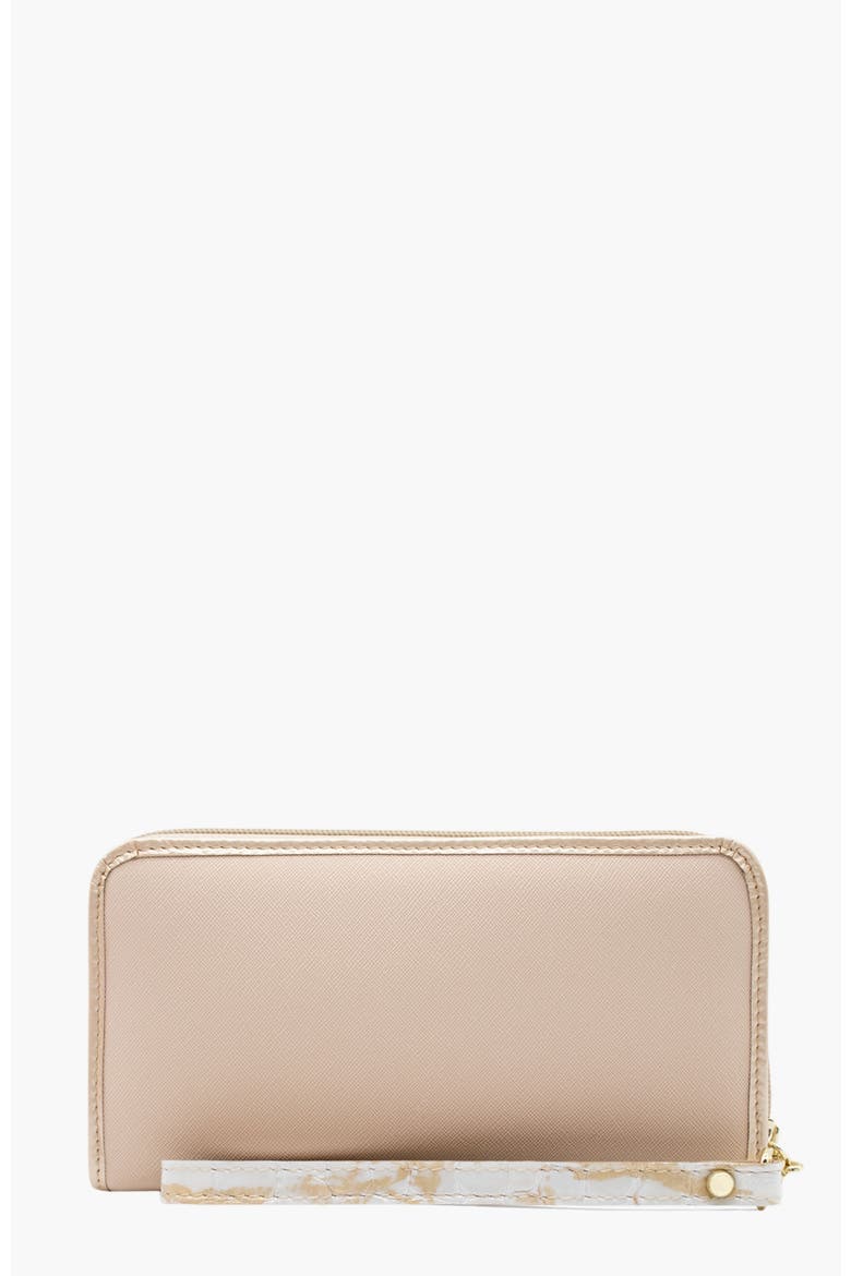 Mystic Wristlet Wallet 212, Alternate, color, Beige / White