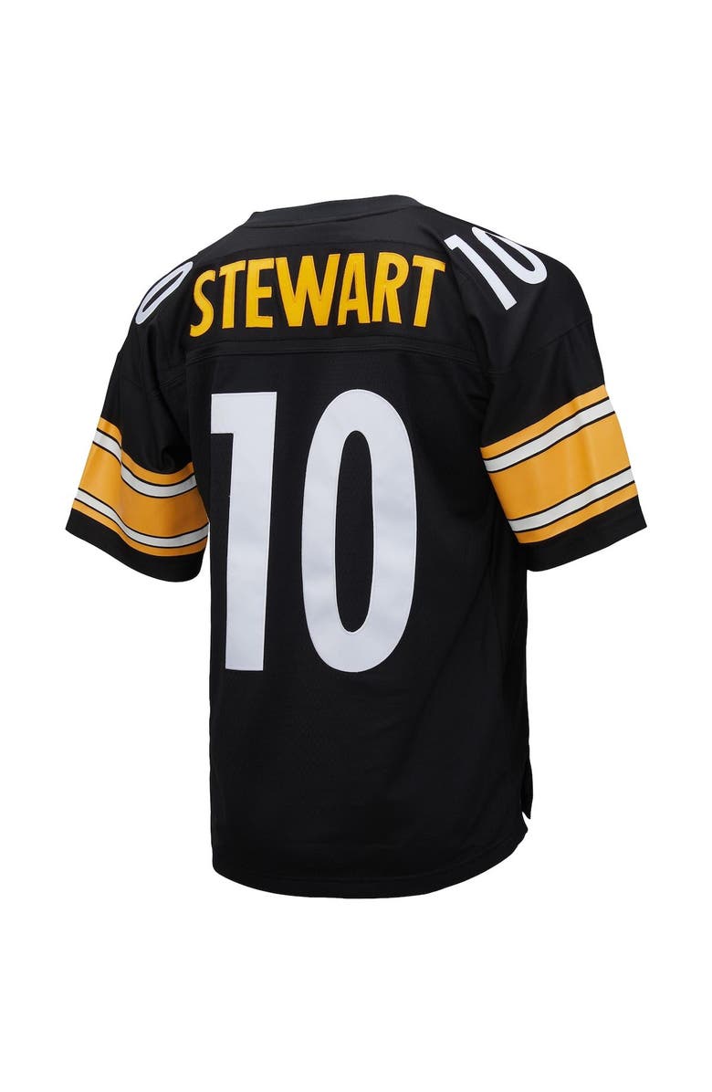 Mitchell & Ness Men's Mitchell & Ness Kordell Stewart Black Pittsburgh Steelers 2001 Legacy Replica Jersey, Alternate, color, 