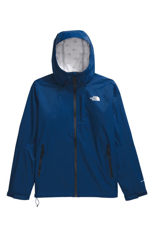 The North Face Alta Vista Water Repellent Packable Hooded Jacket In Blue