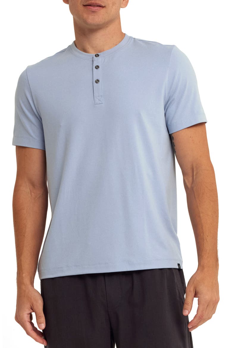 Shayne Luxe Jersey T-Shirt, Main, color, HEATHER HIGH TIDE