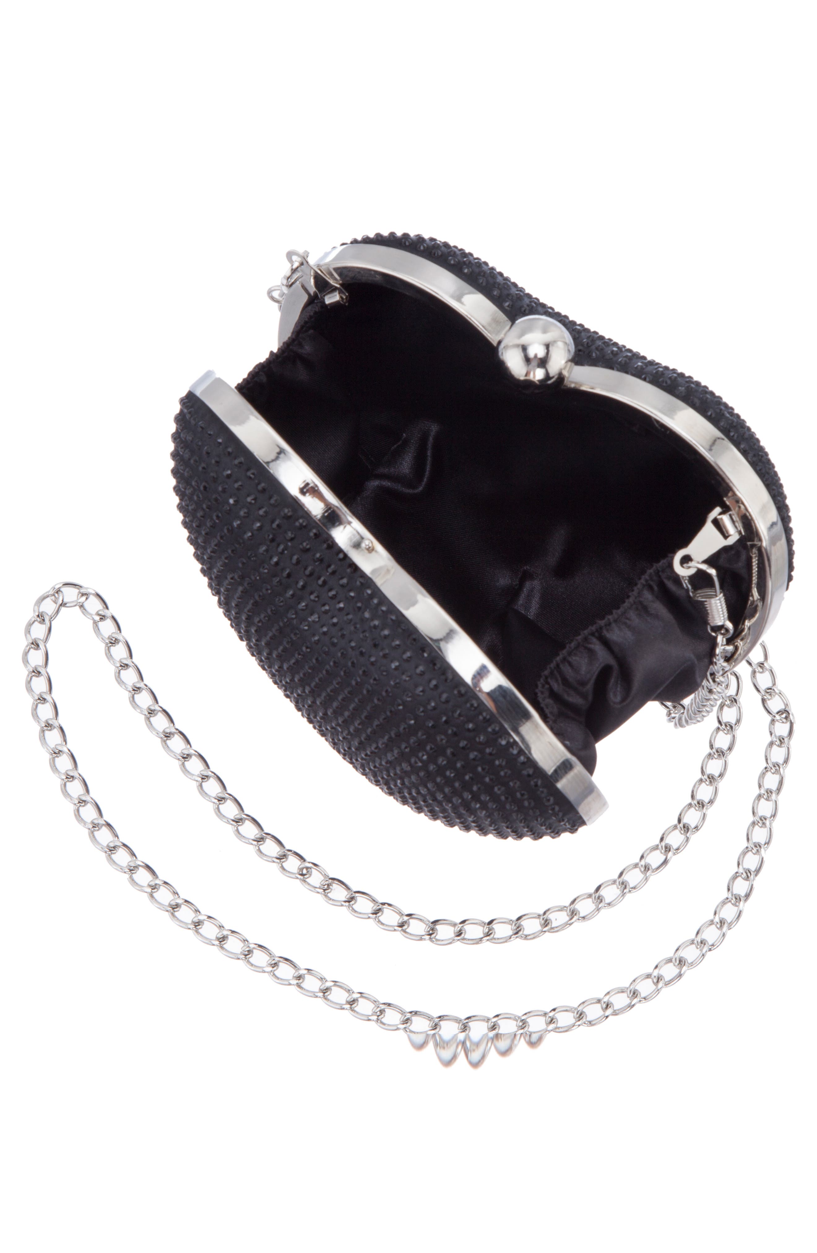 Nina Crystal Embellished Minaudière, Alternate, color, 