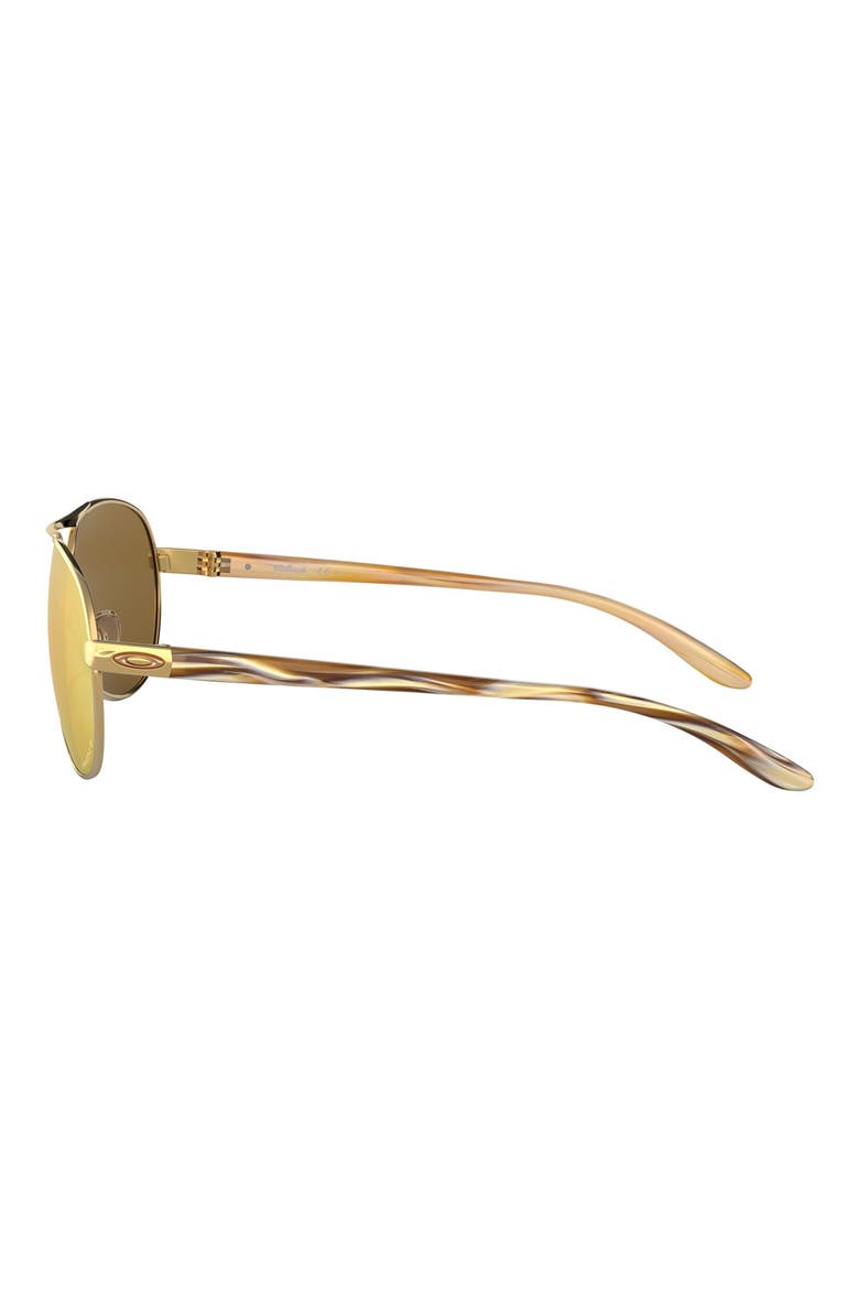 59mm Polarized Aviator Sunglasses, Alternate, color, POLISHED GOLD/ PRIZM ROSE GOLD