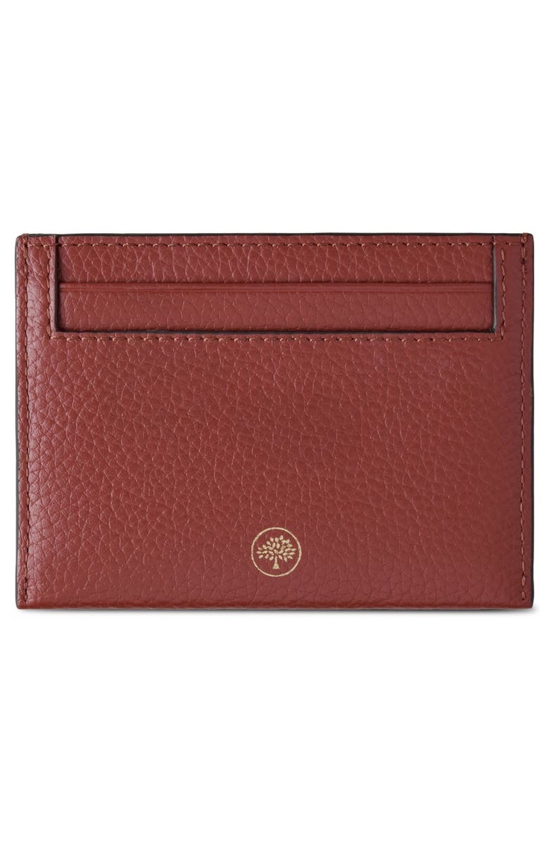 Mulberry Leather Card Case, Alternate, color, Rust