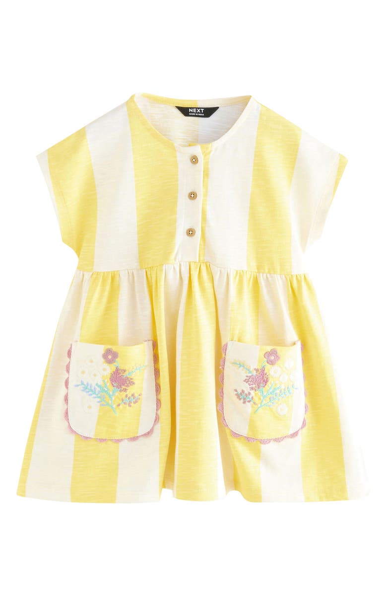 NEXT Kids' Short Sleeve Print Cotton Dress, Main, color, 