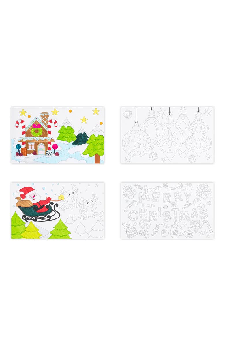 Little Yellow Bicycle Christmas Coloring & Activity Pad Themed Coloring Set, Alternate, color, 