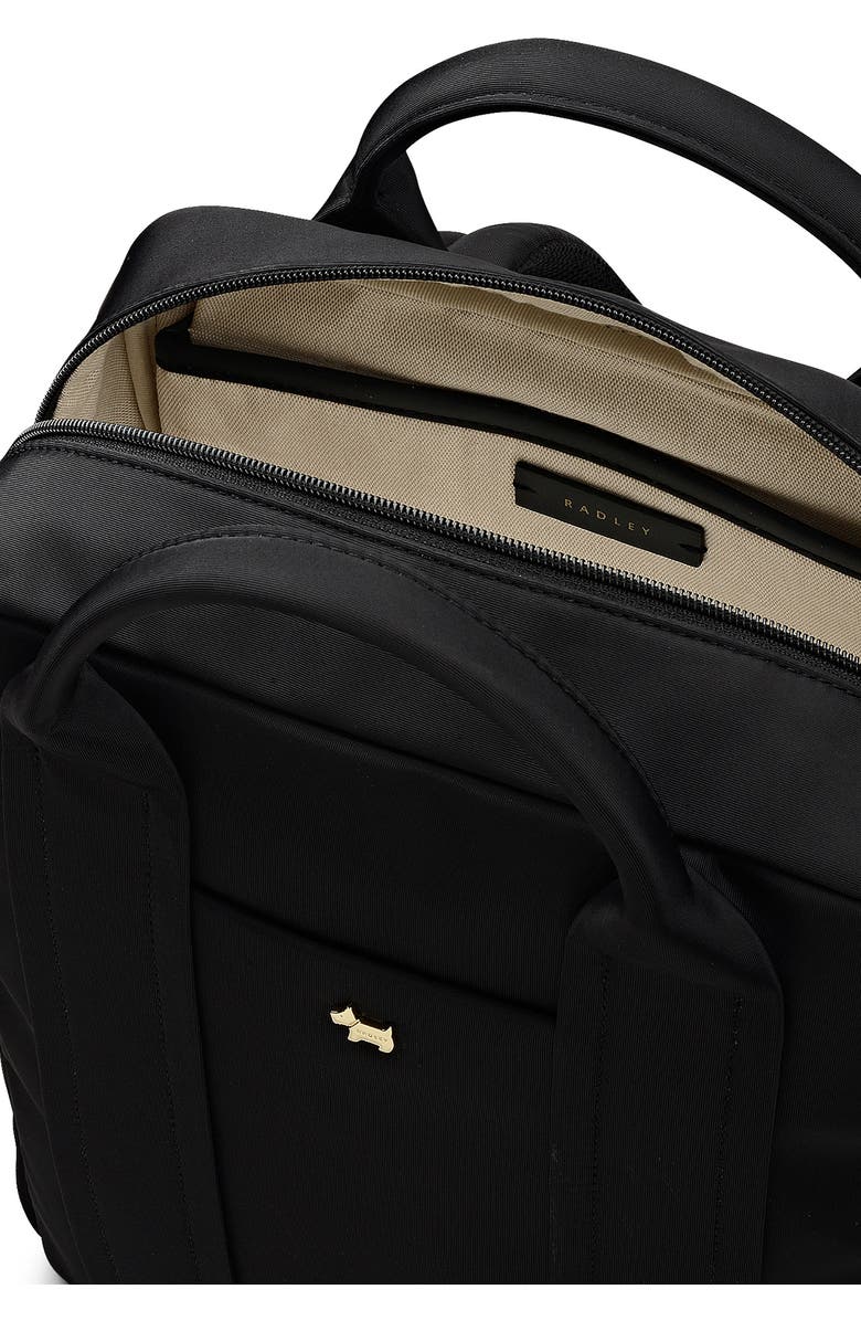 Radley Large Grove Close Recycled Polyester Backpack, Alternate, color, Black