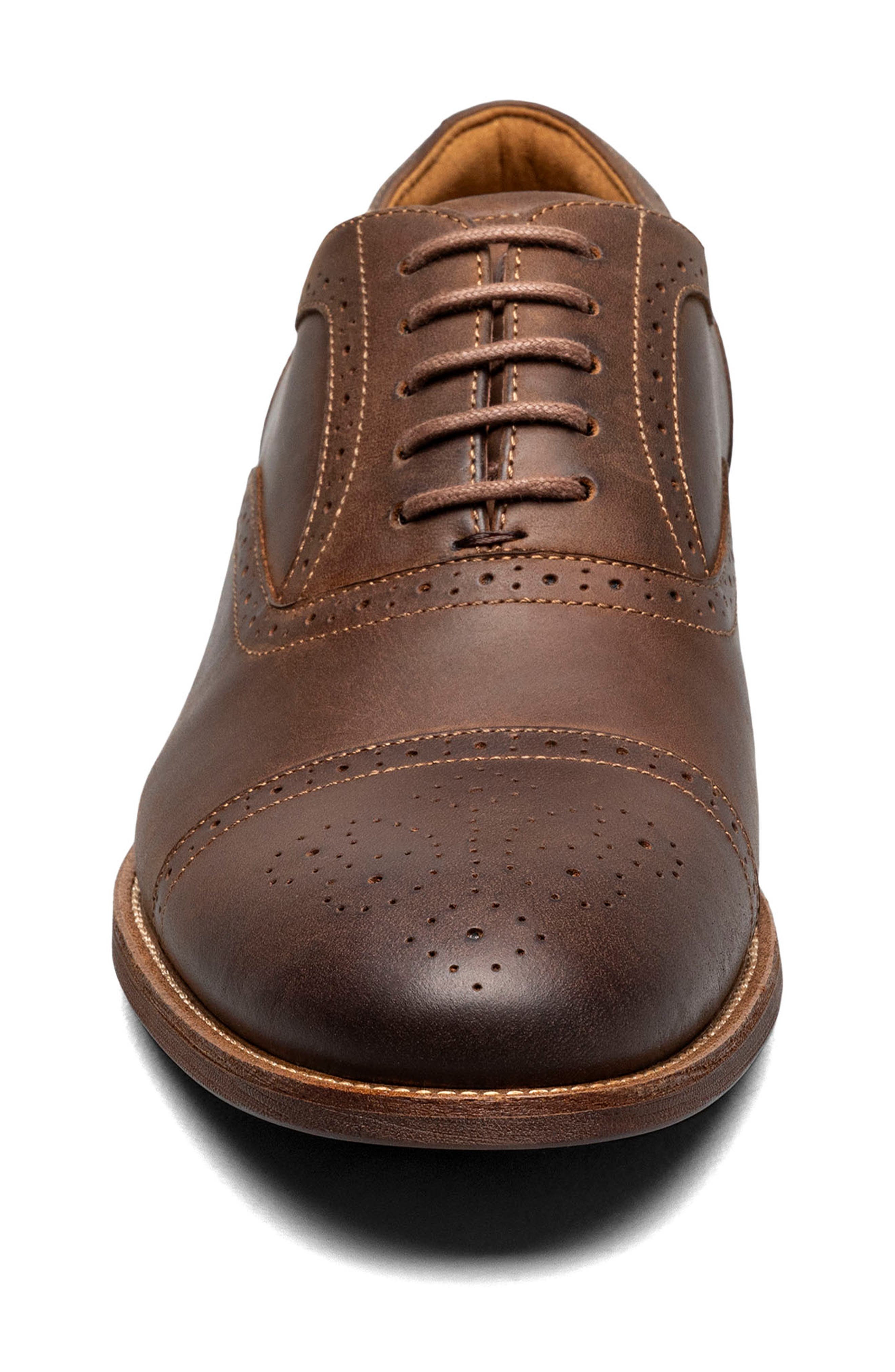 Florsheim Ruvo Cap Toe Oxford, Alternate, color, Brown Ch