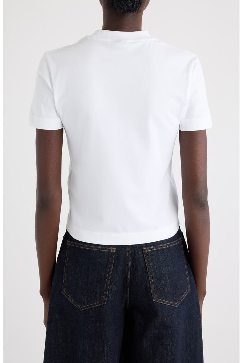 Le T-Shirt Gros Grain T-Shirt, Alternate, color, WHITE