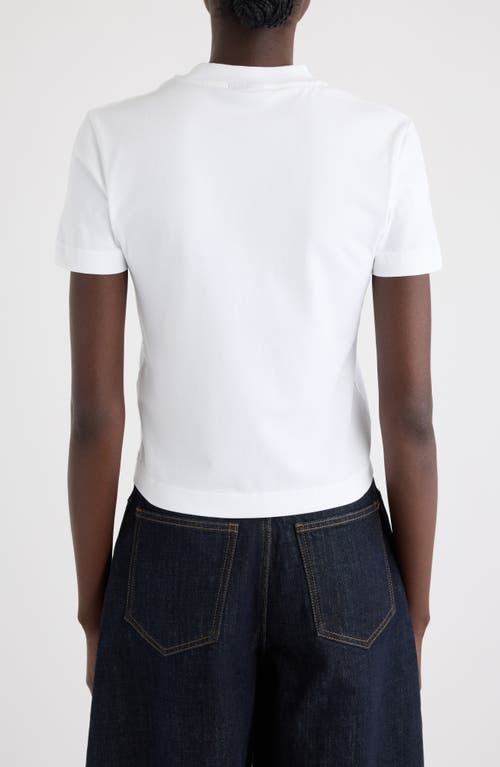 Jacquemus Le T-shirt Gros Grain T-shirt In White