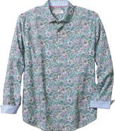 Tommy Bahama Sarasota Stretch Azul Gardens IslandZone® Button-Up Shirt