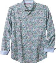Tommy Bahama Sarasota Stretch Azul Gardens IslandZone® Button-Up Shirt
