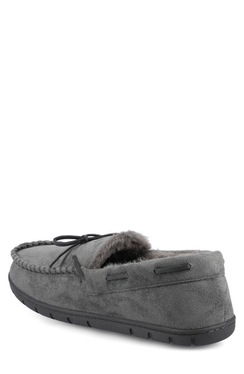 Vance Co. Vance Co Hayden Faux Fur Lined Slipper In Gray