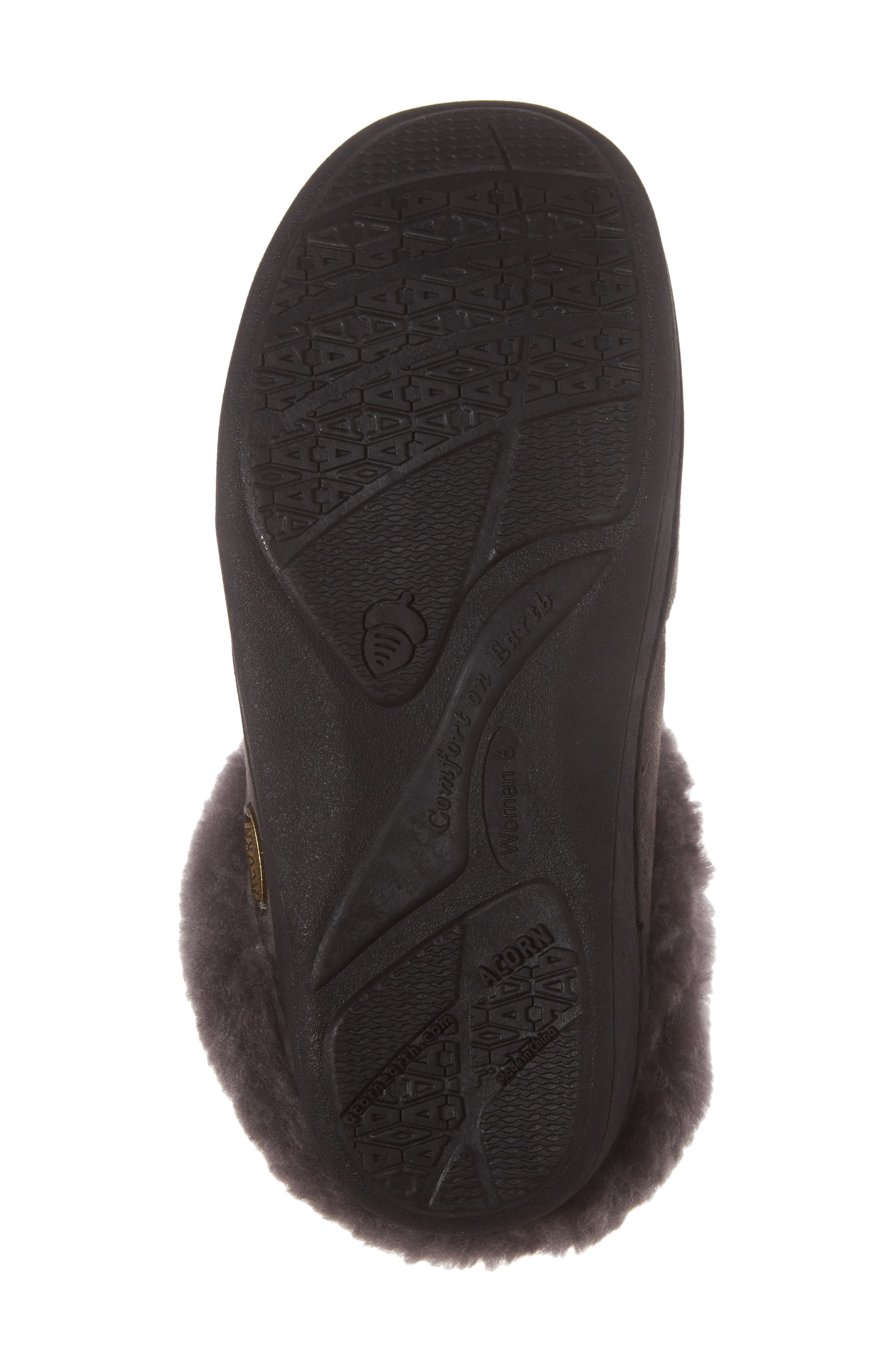 Acorn Genuine Shearling Mule Slipper, Alternate, color, 