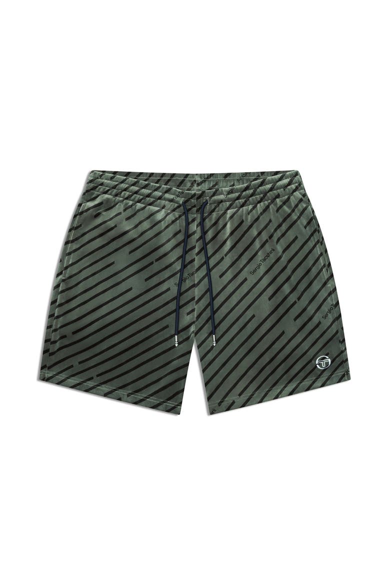 Obliquo Velour Short, Alternate, color, AGAVE GREEN
