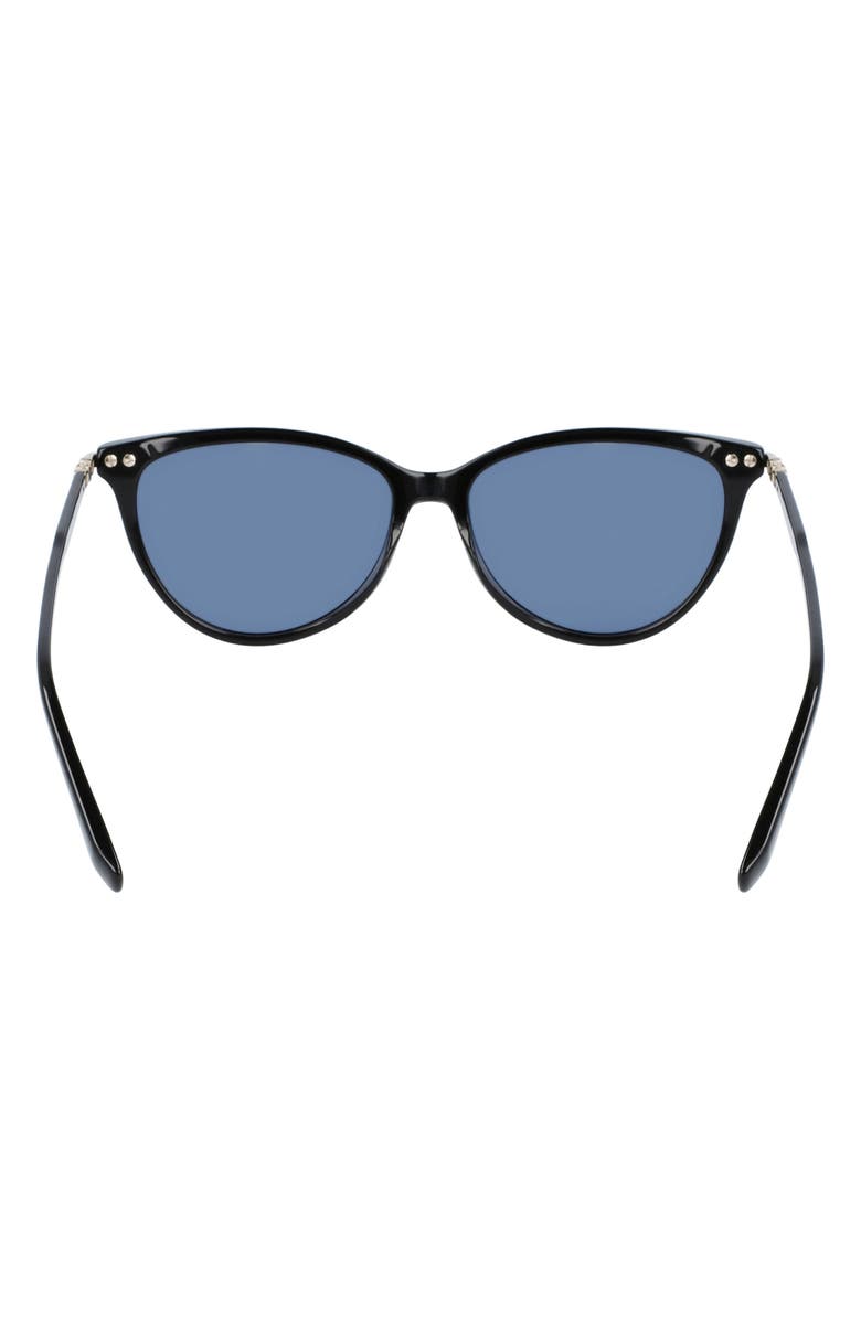 FERRAGAMO Timeless 5mm Cat Eye Sunglasses, Alternate, color, Black