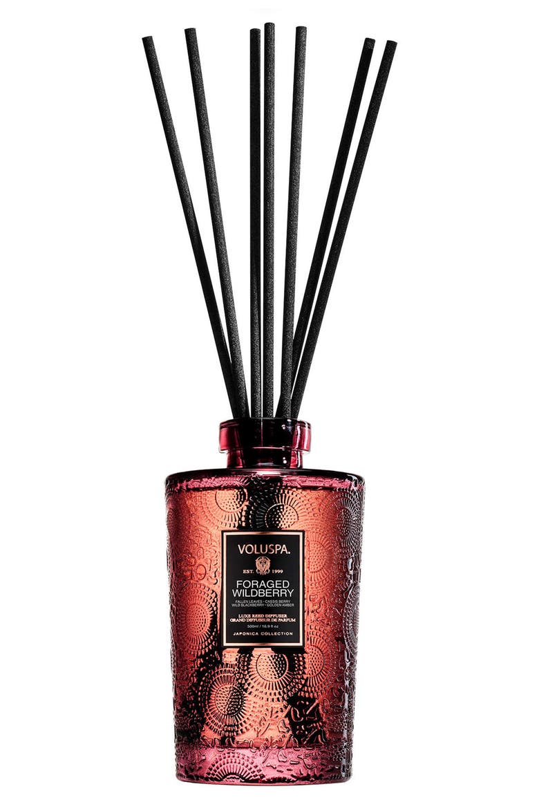 Foraged Wildberry Luxe Reed Diffuser, Main, color, NO COLOR