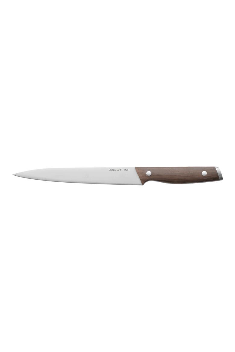 Stainless Steel Carving Knife, Main, color, BROWN