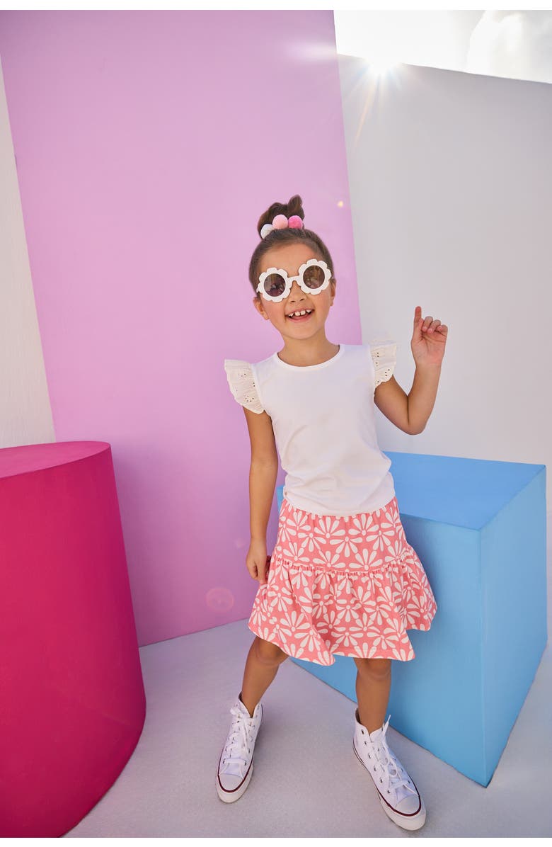 BISBY Kids' Knit Eyelet Tank, Alternate, color,