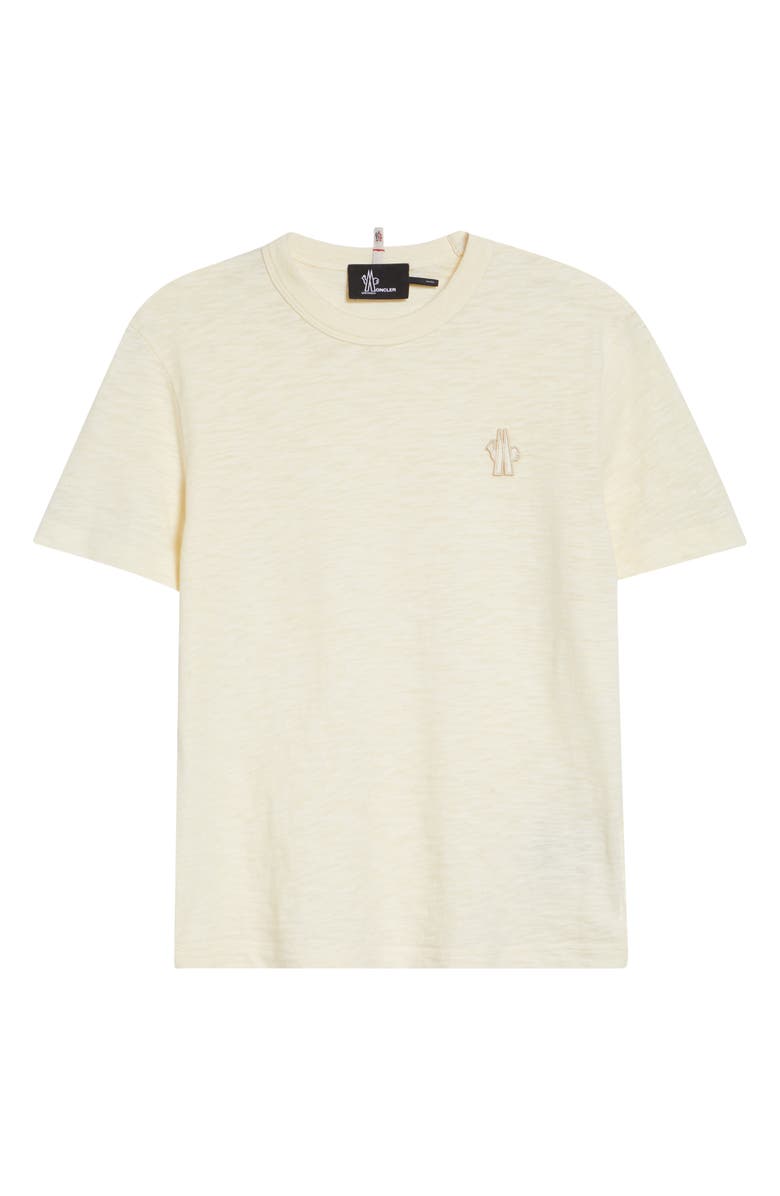 Moncler Grenoble Logo Patch T-Shirt, Main, color, Pale Ivory