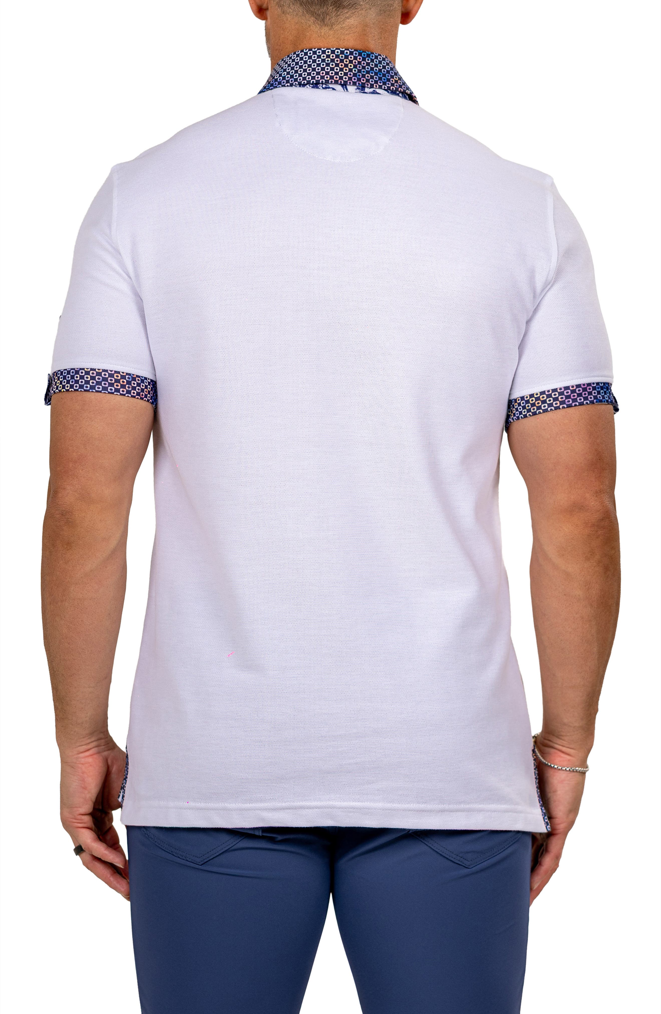 Newton Marthyr0024 White Button-Down Pique Polo - image 2
