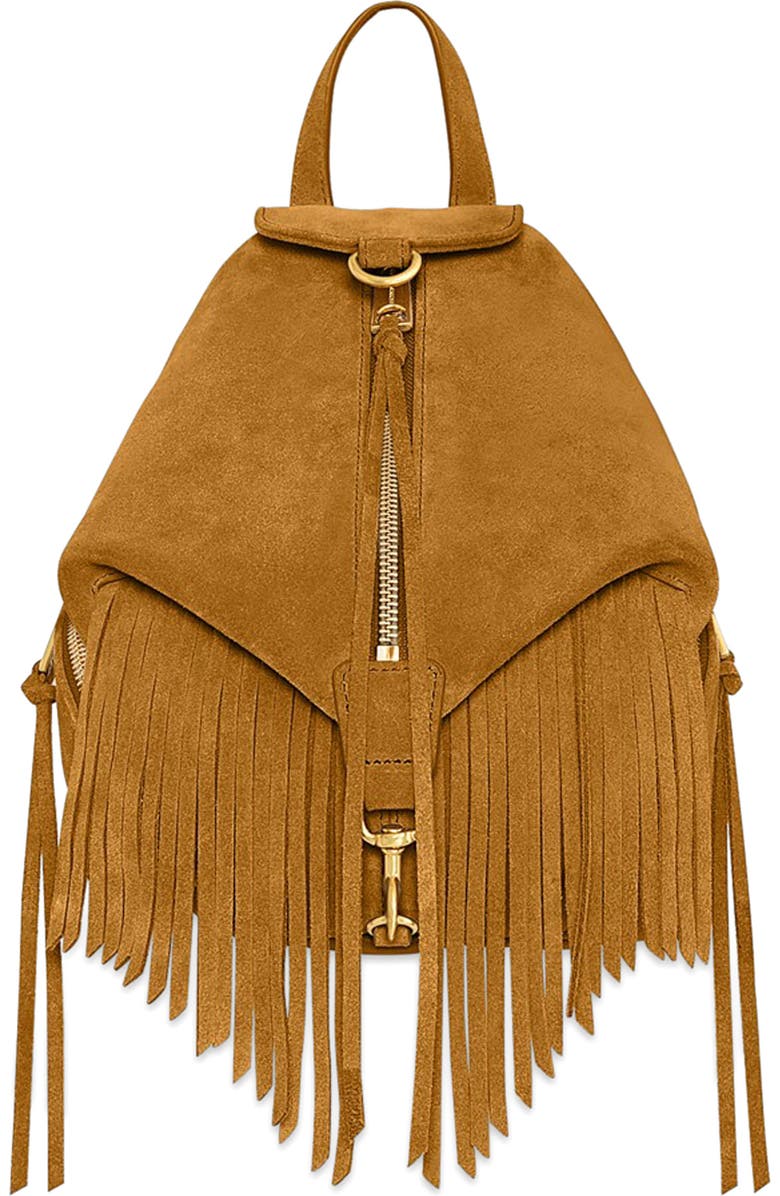Rebecca Minkoff Convertible Mini Julian Backpack, Main, color, Oro