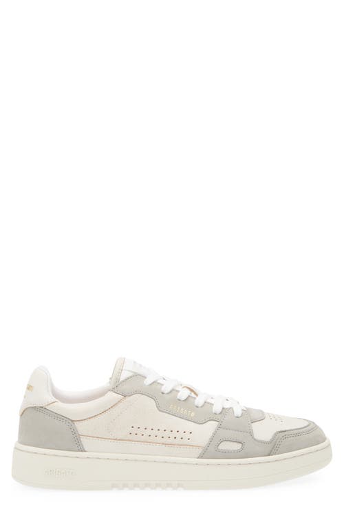 Axel Arigato Dice Lo Nubuck And Leather Sneakers In Beige/light Grey