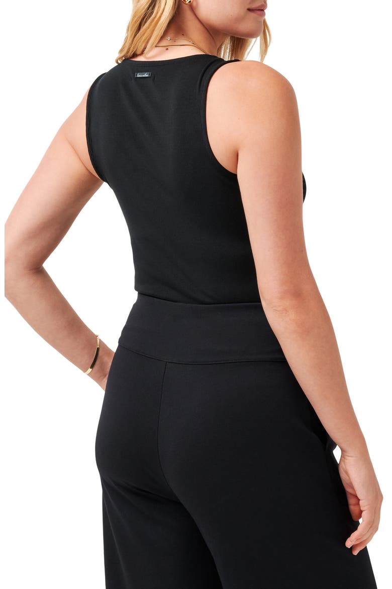 Cloud Sunshine Rib Tank, Alternate, color, BLACK