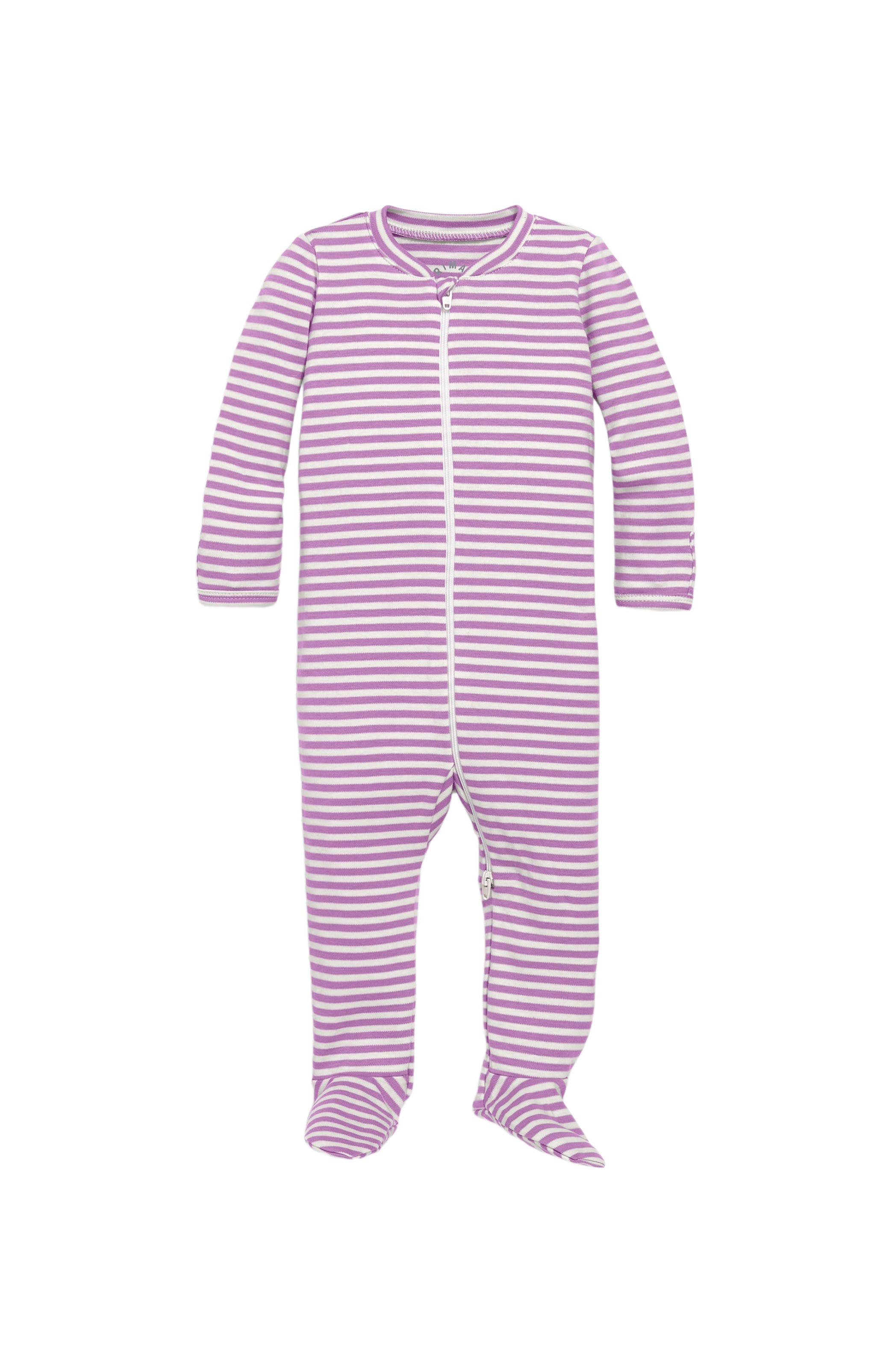 Lavender Ivory Mini Stripe