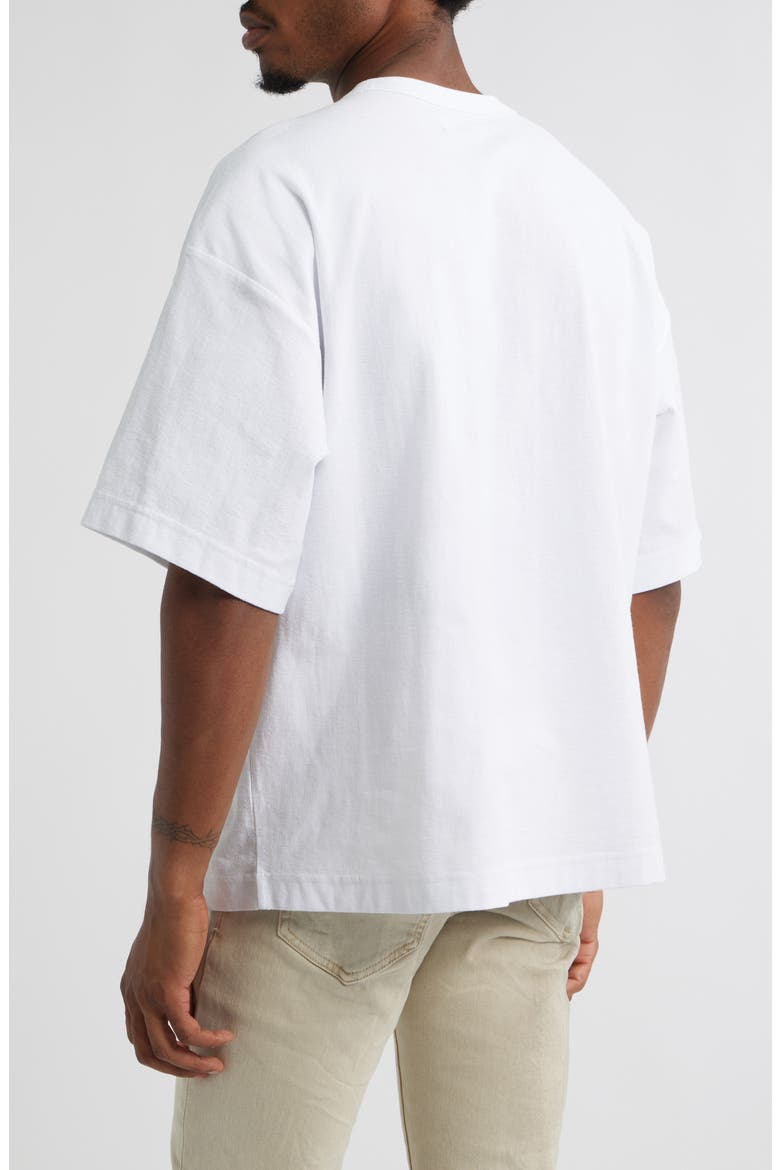 Textured Cotton Jersey Graphic T-Shirt, Alternate, color, WHITE