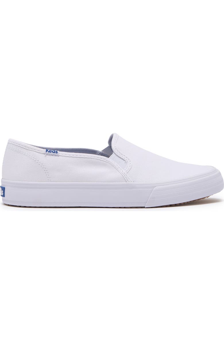 Keds<sup>®</sup> Keds Double Decker Canvas Slip-On Sneaker, Alternate, color,