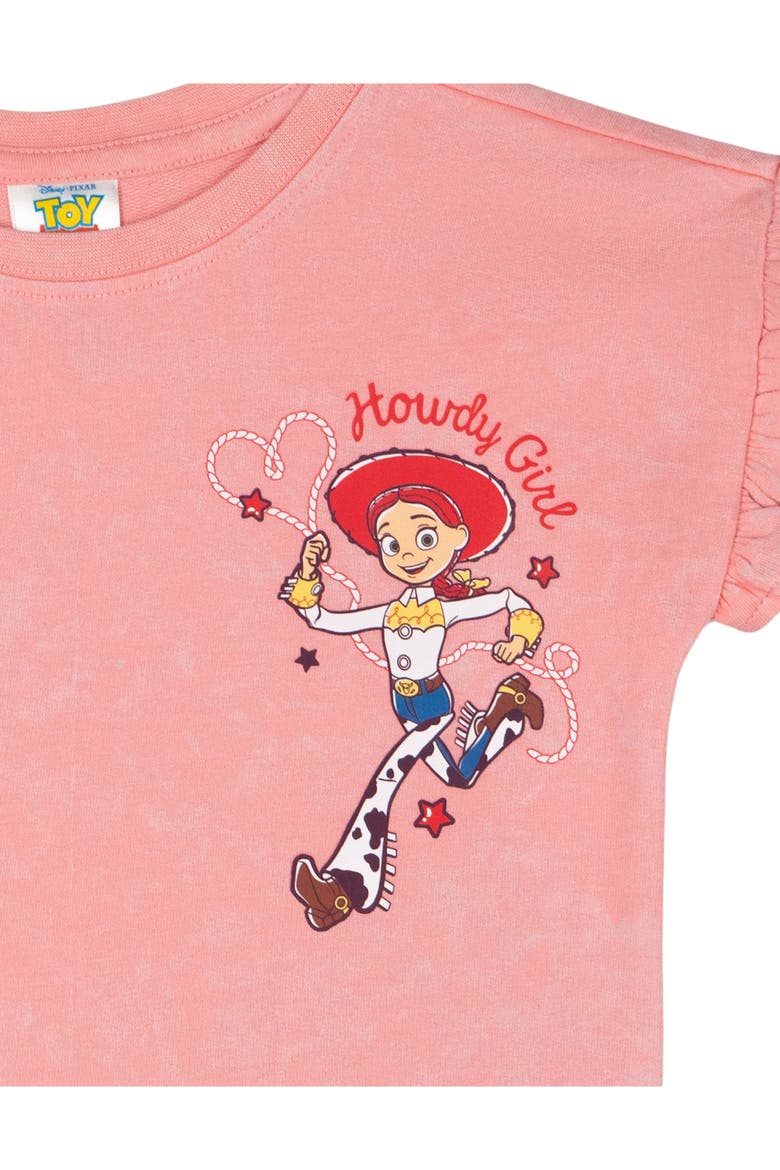 Toy Story Jessie 2-Piece T-Shirt and Shorts Set, Alternate, color, Washed Pink Jessie