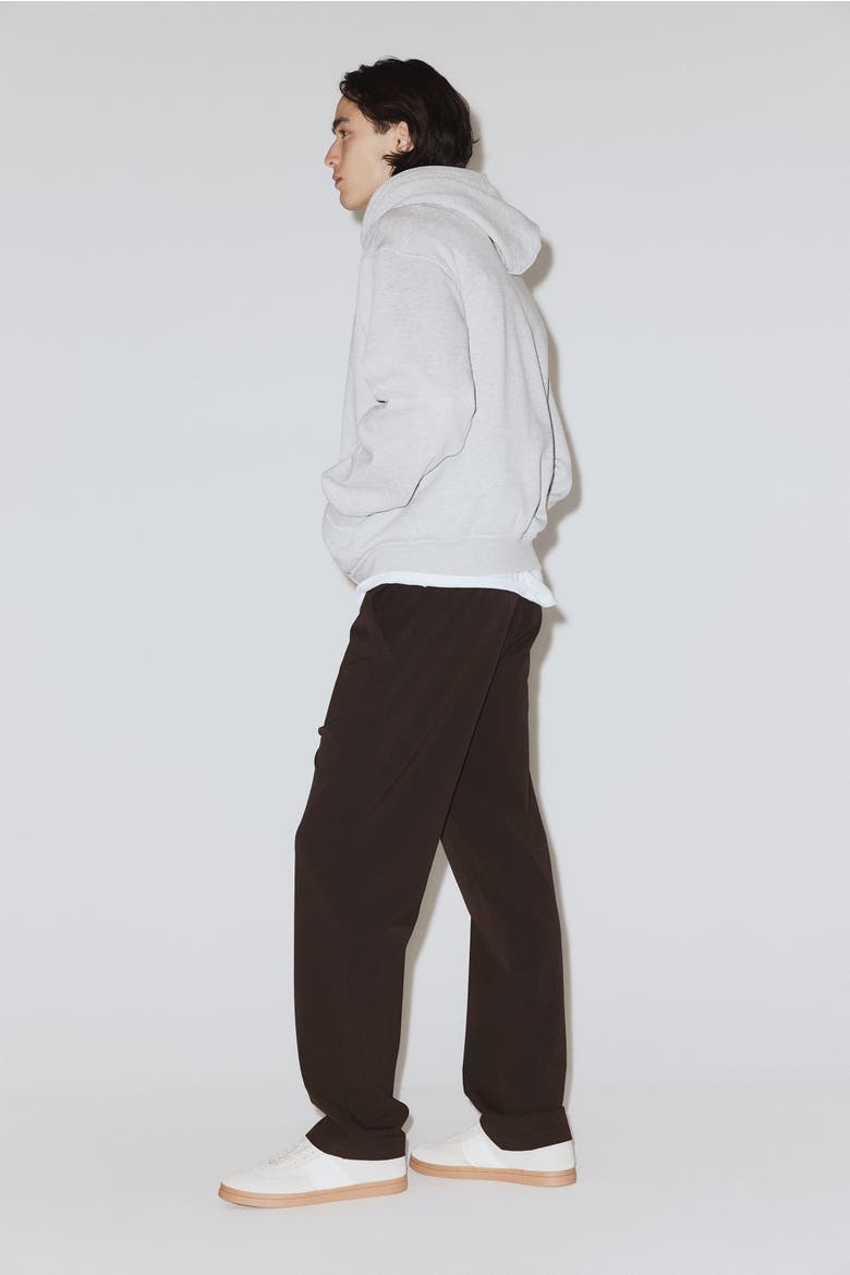 Four-way stretch regular-fit pull-on pants, Alternate, color, Dark brown