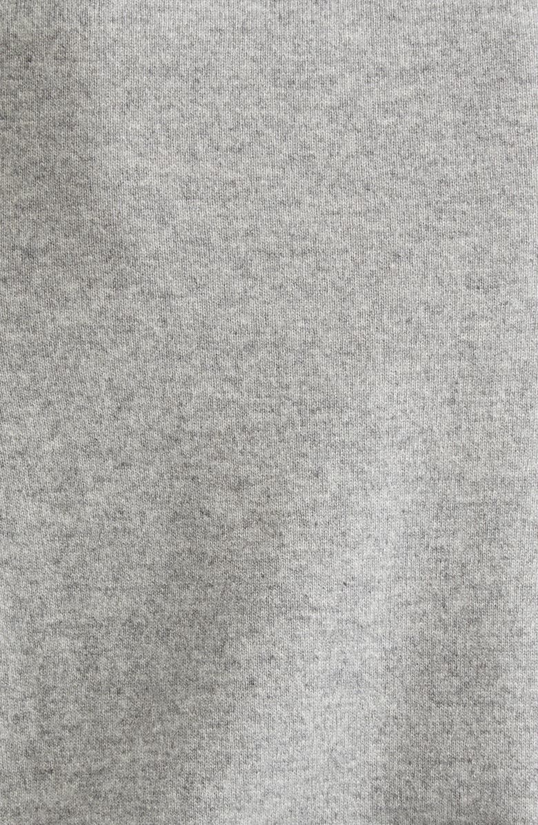 Johnstons of Elgin Classic Cashmere Short Sleeve Sweater, Alternate, color, Light Grey