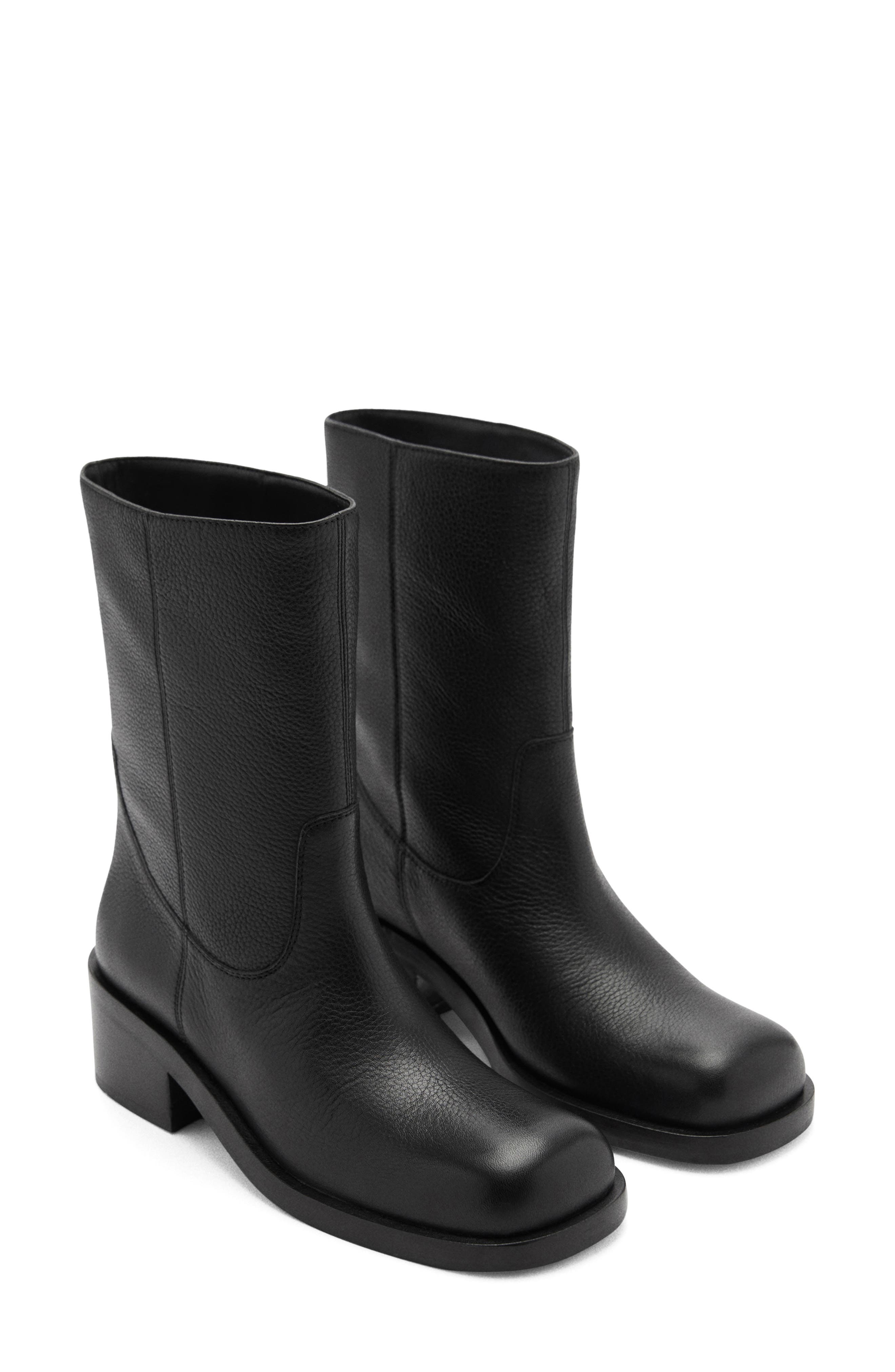 MANGO Square Toe Boot, Main, color, 