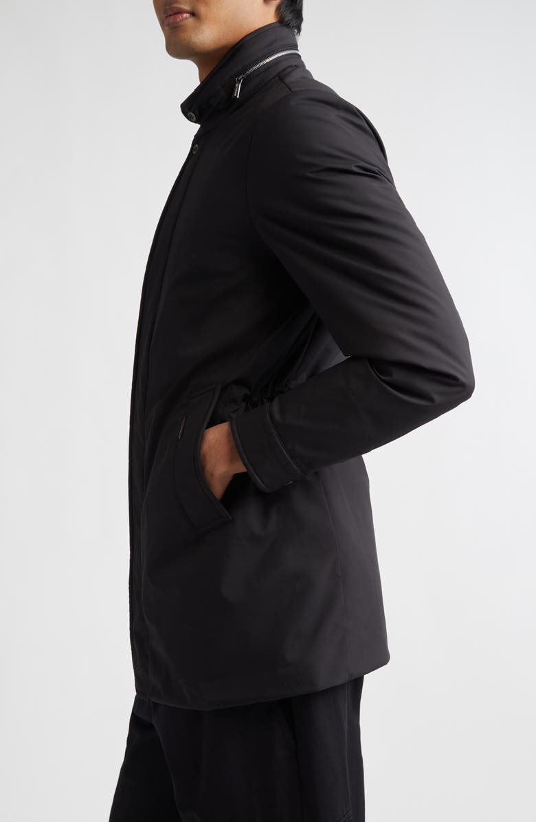 MooRER Bracci Waterproof Down Overcoat, Alternate, color, Nero
