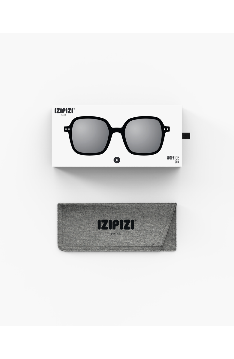 IZIPIZI Office 52mm Square Sunglasses, Alternate, color, Black