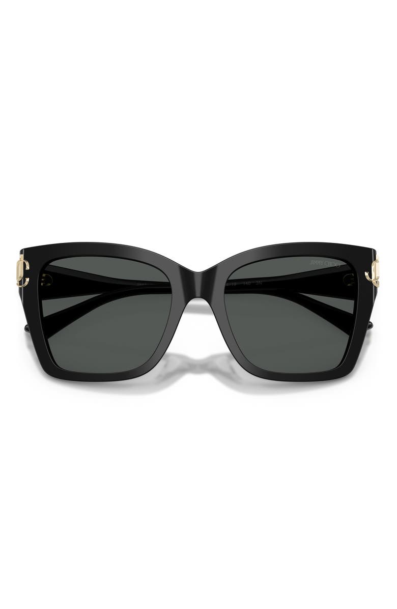 Jimmy Choo 54mm Square Sunglasses, Alternate, color, 