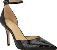 Calvin Klein Olettia Ankle Strap Pointed Toe Pump