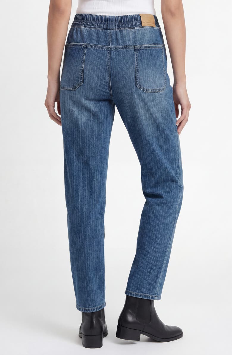 Sanctuary Denim Stella High Rise Soft Barrel Leg Jeans, Alternate, color, Railroad Stripe