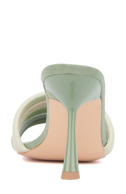Torgeis Idra Slide Sandal In Sage Green