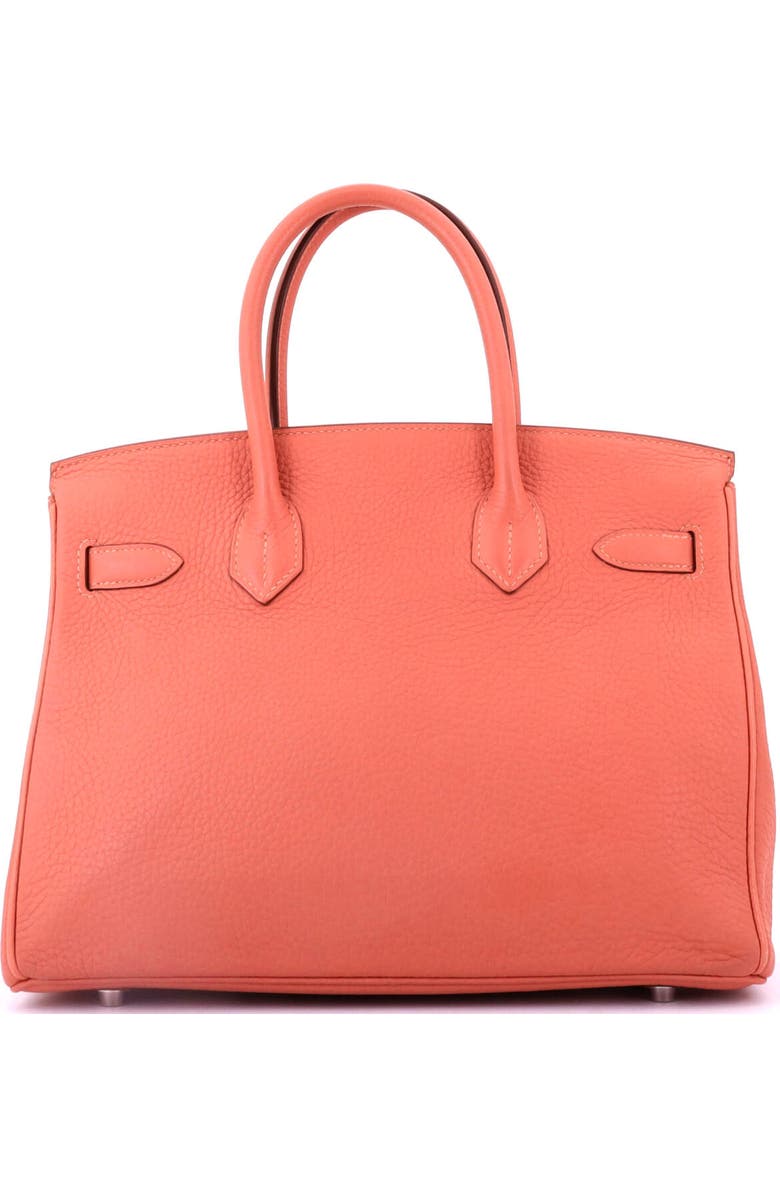 Pre-Owned Hermes Birkin Handbag Pink Clemence with Palladium Hardware 30, Alternate, color, Rosy