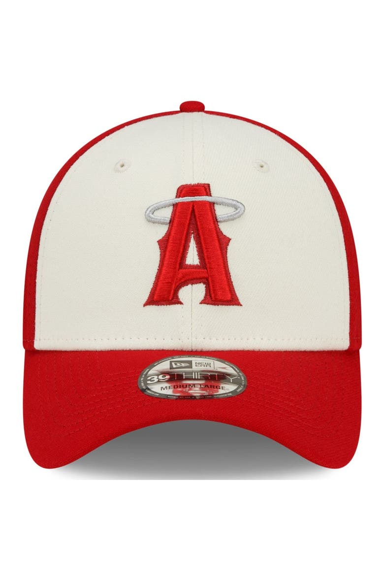 Men's New Era Red Los Angeles Angels 2022 City Connect 39THIRTY Flex Hat, Alternate, color, Red