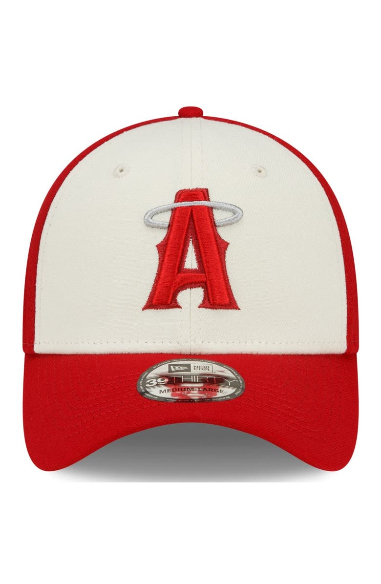New Era Men's New Era Red Los Angeles Angels 2022 City Connect 39THIRTY Flex Hat, Alternate, color, Red
