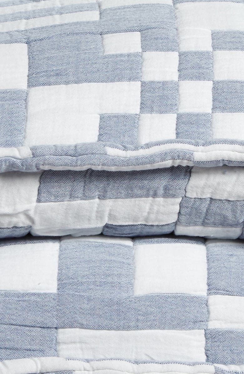 Dusen Dusen Coverlet & Shams Set, Alternate, color, Blue Tones