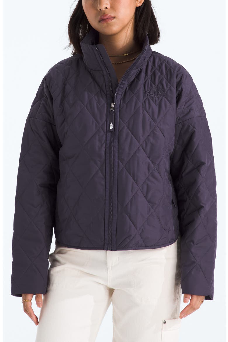 Diamond Peak Water Repellent Quilted Jacket, Main, color, ENDLESS DUSK