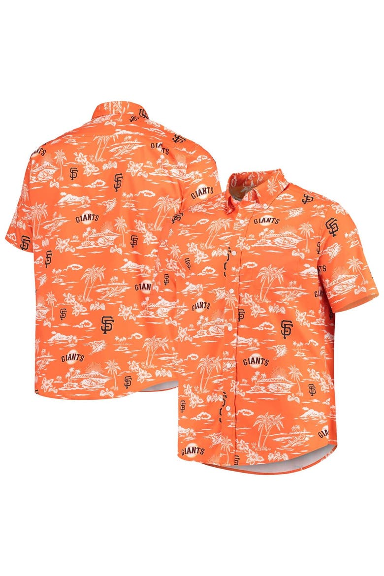 Men's Reyn Spooner Orange San Francisco Giants Kekai Button-Down Shirt, Alternate, color, Orange